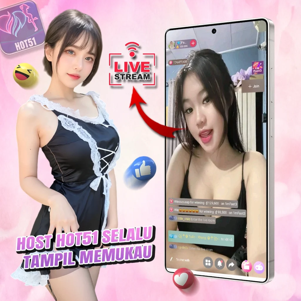 Beautiful Streamers Rocking Hot51 Live Broadcasts